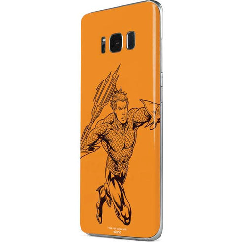 DC Comics Aquaman Comic Pop Galaxy S8 Plus Skin
